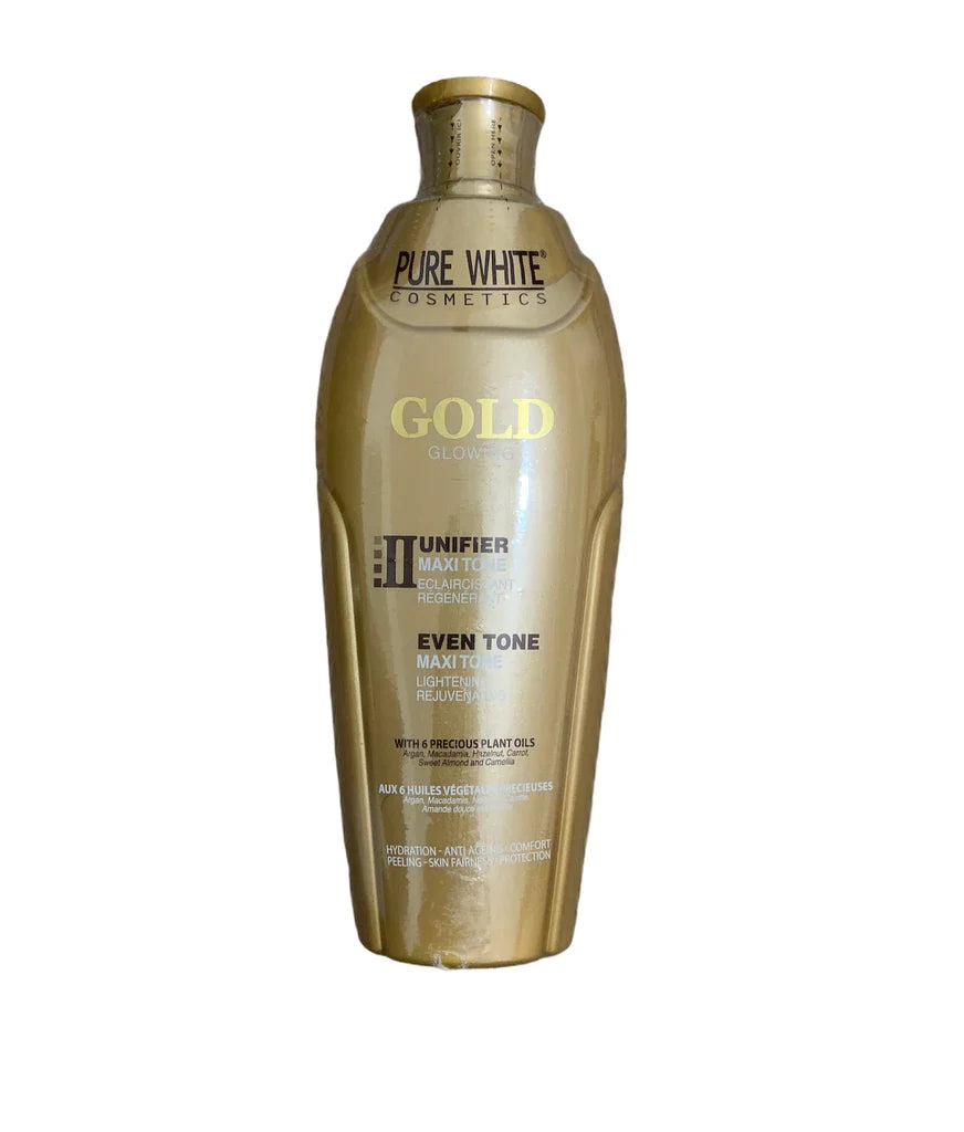 Pure White Gold Glowing Unifier Maxi Tone lightening Rejuvenating 400ml