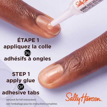 SALLY HANSEN Petfect Manicure 24 Almond Nails (AL211 ASAP Apple)