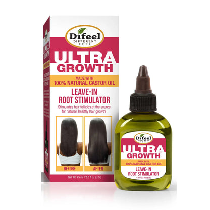 DIFEEL Ultra Growth Basil&castor oil Leave-in Root Stimulator