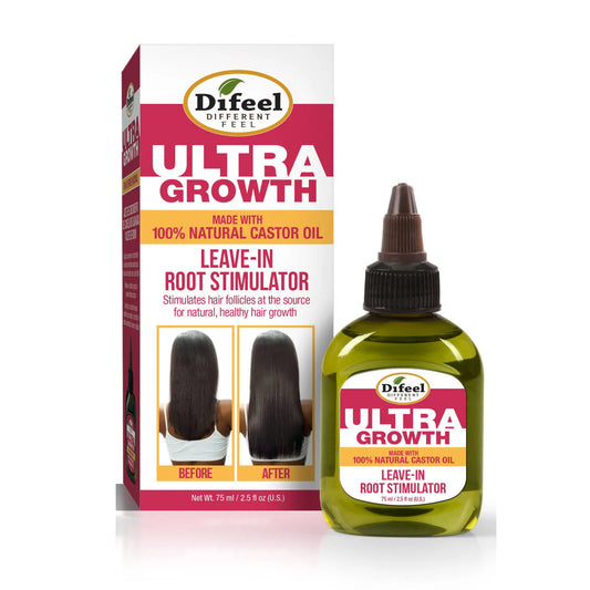 DIFEEL Ultra Growth Basil&castor oil Leave-in Root Stimulator