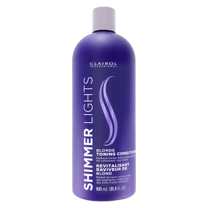 CLAIROL Professional Shimmer Light Blonde Toning Conditioner  473mL  16 oz