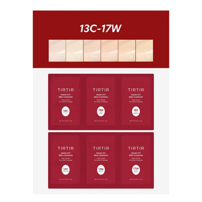 TirTir Mask Fit Red Cushion 6 Shade Trial Kit