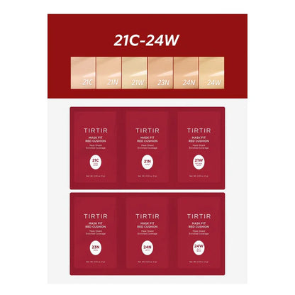 TirTir Mask Fit Red Cushion 6 Shade Trial Kit