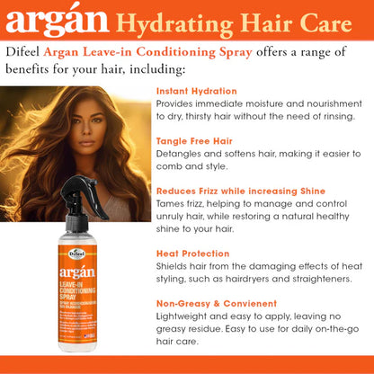 Difeel Argan Hydrating Leave-in Conditioning Spray