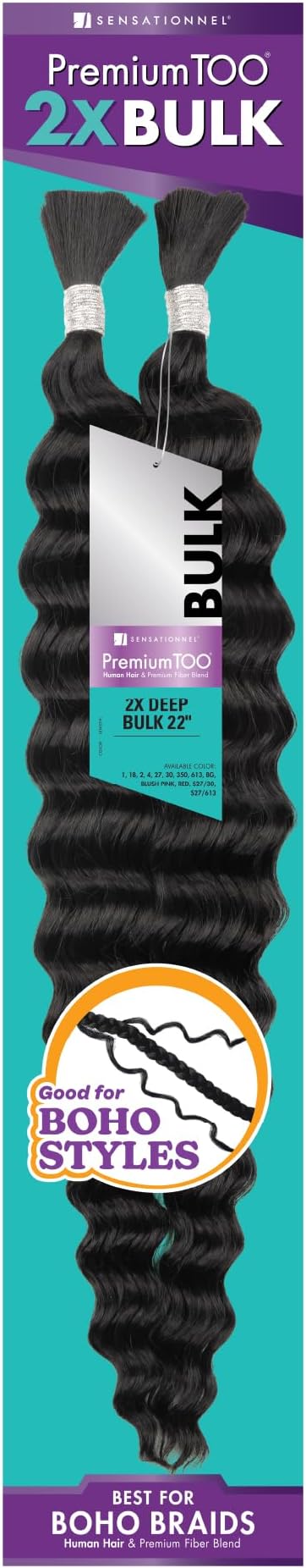 PREMIUM TOO Deep Wave Bulk 22”