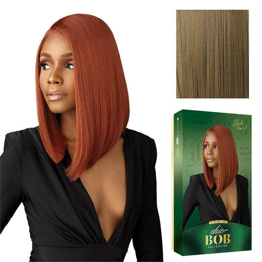 Sensationnel Butta Chic Bob 5" Deep Glueless HD Lace Front Wig - LOB UNIT 1