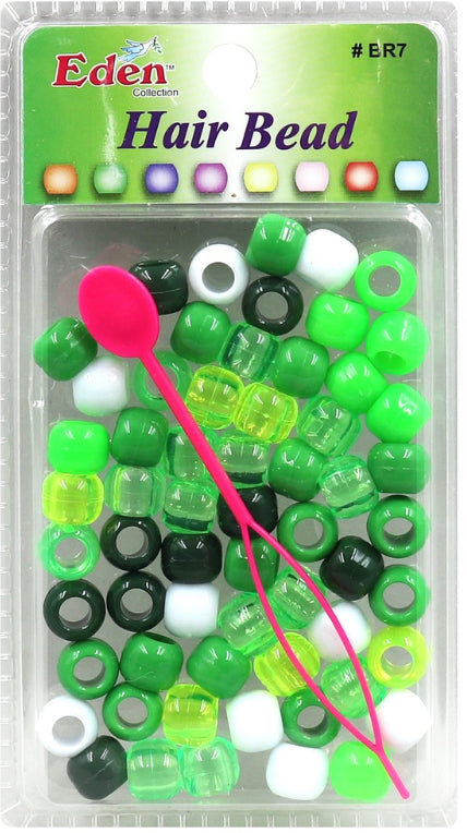 Eden Big Blister Medium Round Bead -Green Tone #BR7 -pk
