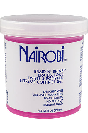 Nairobi Braid n' Shine Gel(16oz)