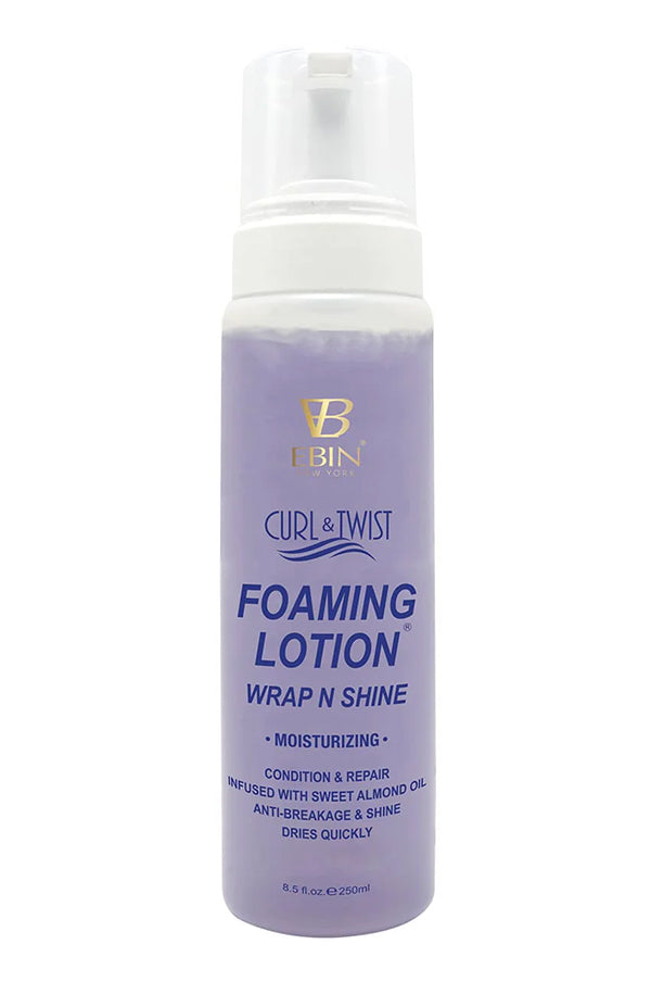 Ebin Curl & Twist Foaming Lotion - Moisturizing (250 ml)