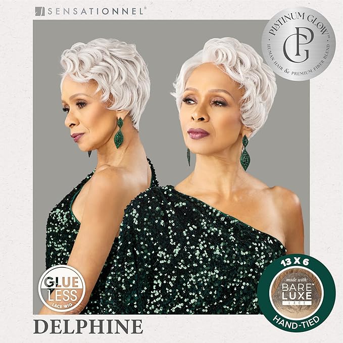 Sensationnel Platinum Glow 13X6 Wigs - Delphine