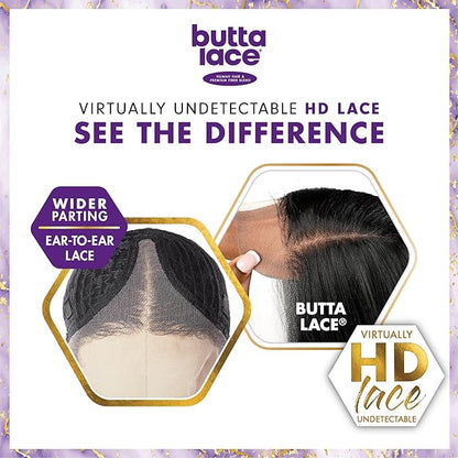 Sensationnel Butta Lace Human Hair Blend HD Lace Front Wig - LOOSE CURLY 18"