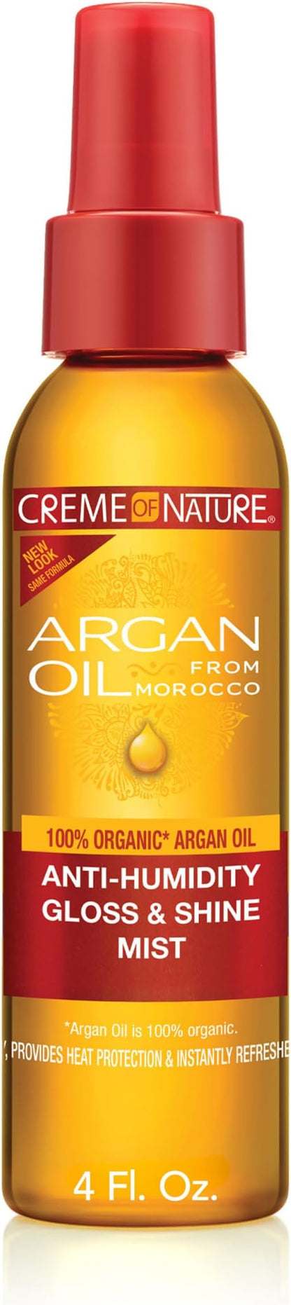 Creme of Nature Argan Oil Gloss and Shine Mist, 4oz