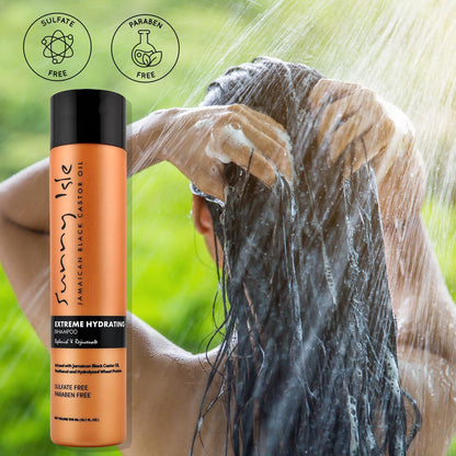 SUNNY ISLE Jamaican Black Castor Oil Shampoo [Extra Dark] (12oz)