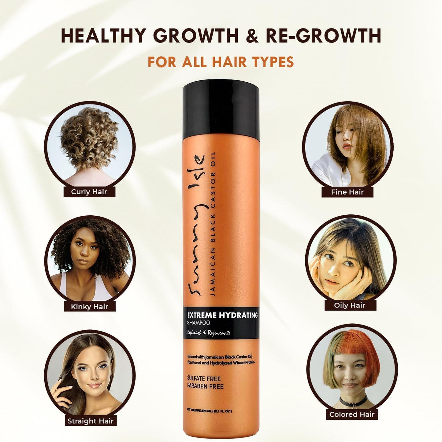 SUNNY ISLE Jamaican Black Castor Oil Shampoo [Extra Dark] (12oz)