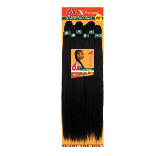 Sensationnel 6X X-Pression Pre-Stretched Braid 48"