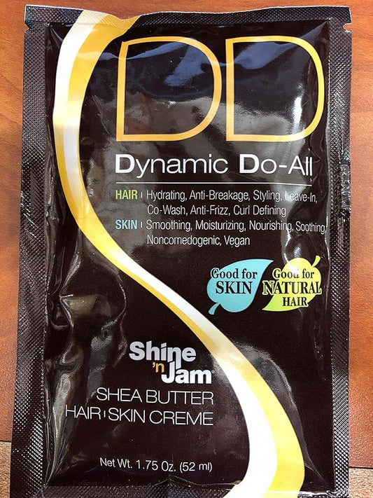 Shine n Jam DD Dynamic Do - All Shea Butter Hair Skin Creme sachet 1.75oz