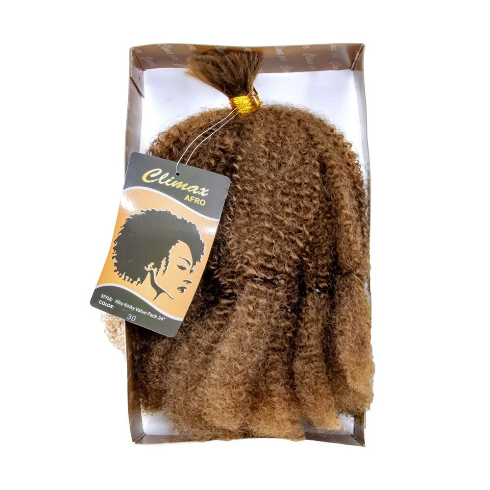 CLIMAX Afro Kinky Bulk Braid Value Pack (24inch)