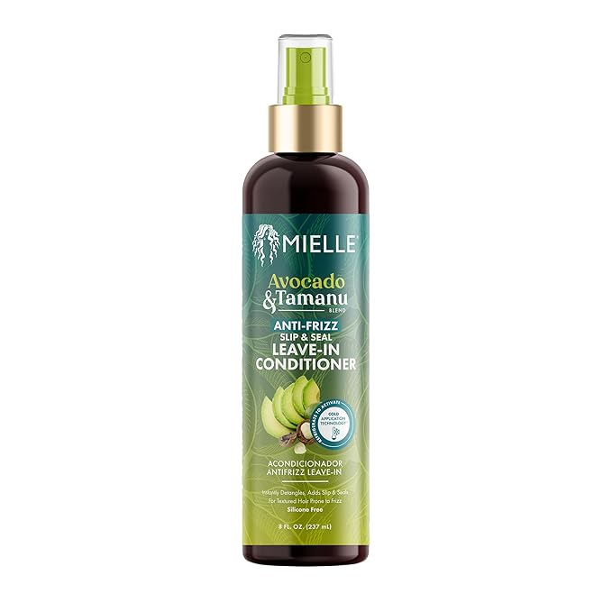 Mielle Organics Avocado & Tamanu Hair Leave In Conditioner Spray for Frizz Control - 8 oz
