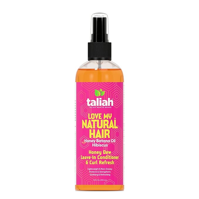 Taliah Waajid Love My Natural Hair Honey Dew Leave-In Conditioner & Curl Refresh 12oz
