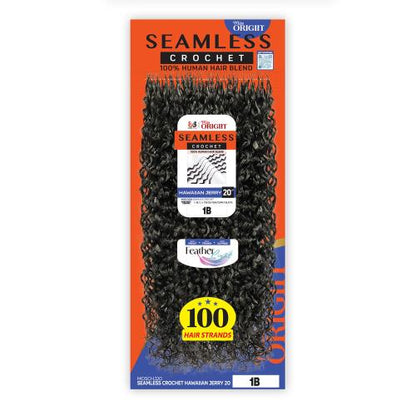 Bobbi Boss Seamless Feather Crochet HH blend Haw Jerry curl 20"