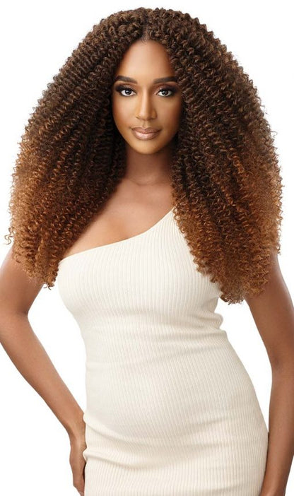 Outre X-Pression Twisted Up Crochet Braids 3X - Waterwave Fro Twist Super Long 3X