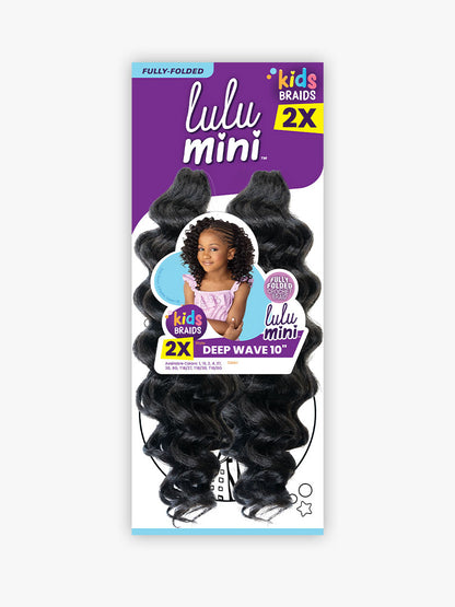 Sensationnel Crochet Braids Lulu Mini Fully Folded 2X Deep Wave 10"