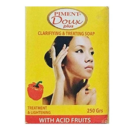 Piment Doux plus clarifying & treating soap with acid fruits (250g)