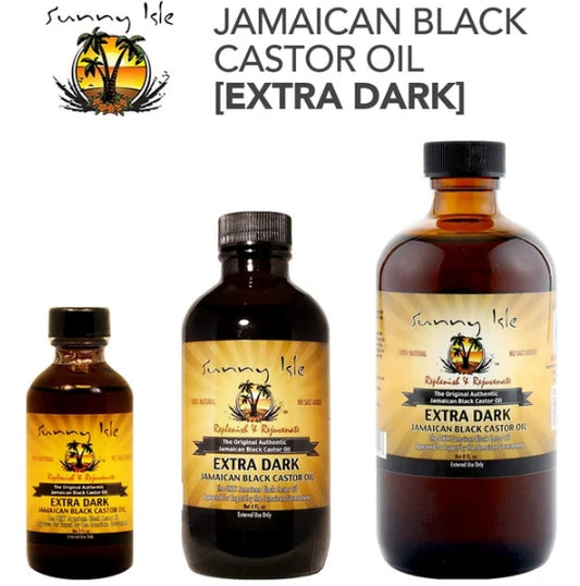 SUNNY ISLE Jamaican Black Castor Oil [Extra Dark] 8oz