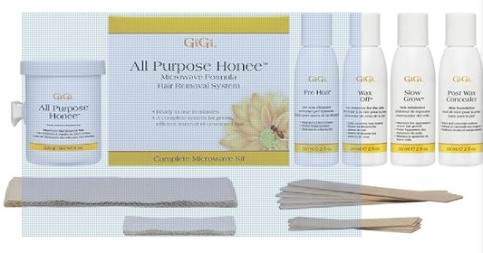 GiGi All Natural Honee Formula Face Hair Removal Kit - 5 Piece #0120