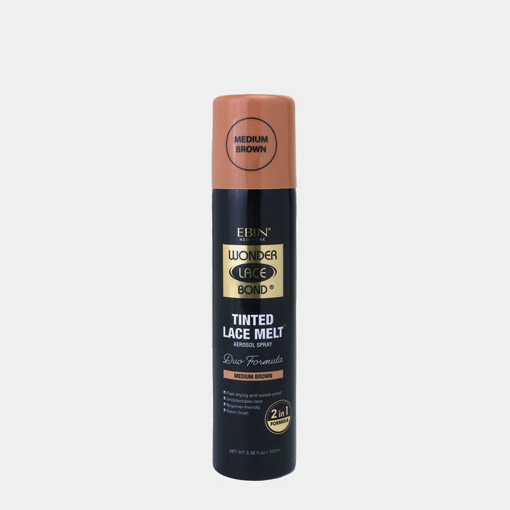 Ebin New York Aerosol Tinted Lace Spray 5.07oz (Medium Dark Brown)