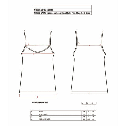 Women's Cotton Modal Camisole – Soft Adjustable Strap Tank Top for Everyday Comfort