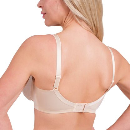 Wireless Full-Coverage Lace Bra – Lightweight, Breathable & Soft Support for Daily Comfort (White, Black, Skin)