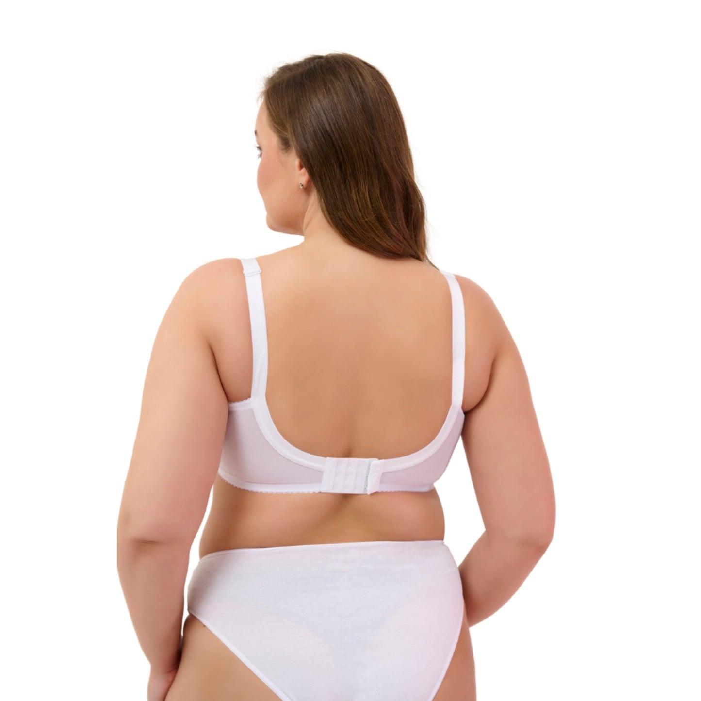 Full-Coverage Lace Bra for Women – Adjustable Straps, Wireless Support & Breathable Everyday Fit