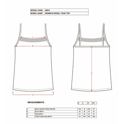 Women’s Cotton Modal Camisole with Mesh Detail – Soft Stretch Tank Top with Thin Straps