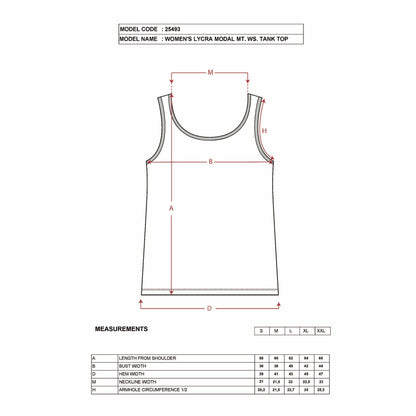 Women's Modal-Cotton Tank Top with Bias Trim – Breathable & Stretchy Everyday Essential