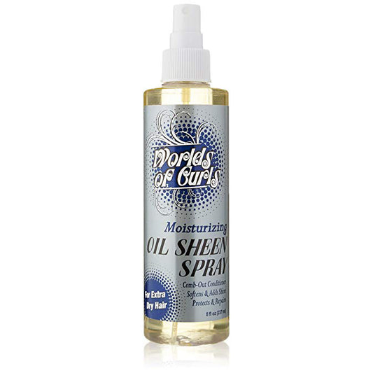 Worlds of Curls Moisturizing Oil Sheen Spray Extra Dry (8oz)