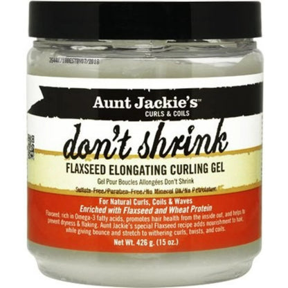 Aunt Jackie's Don't Shrink Flaxseed Elongating Curl Gel (15oz)