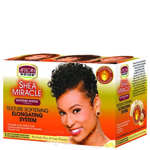 African Pride Shea Butter Miracle Texture Softening Elongating System