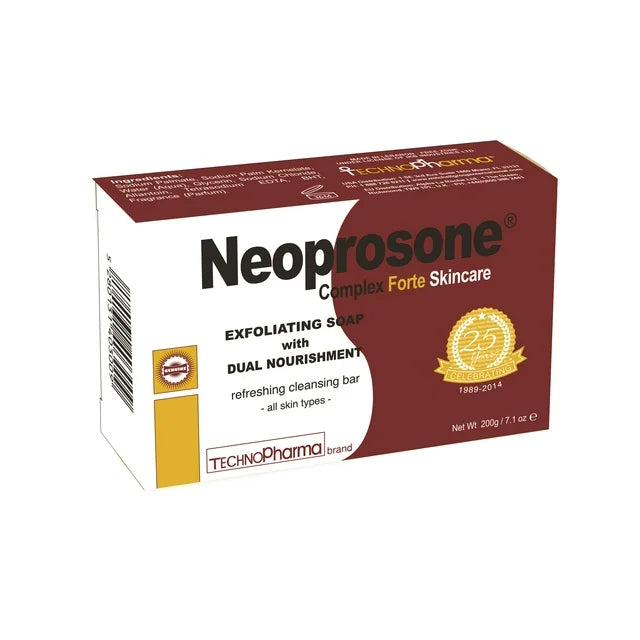 Neoprosone Exfoliating Bar Soap With Dual Nourishment (200g)