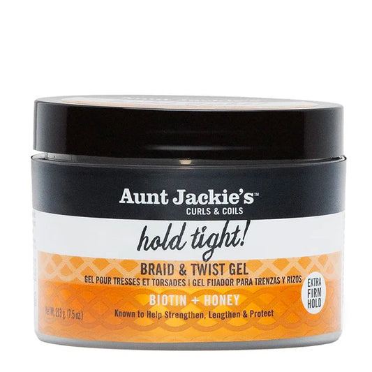 AUNT JACKIE'S CURLS AND COILS Hold Tight! Braid & Twist Gel with Extra Firm Hold