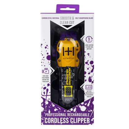 ANNIE Hot & Hotter Professional Rechargeable Cordless Clippers - Electric Purple