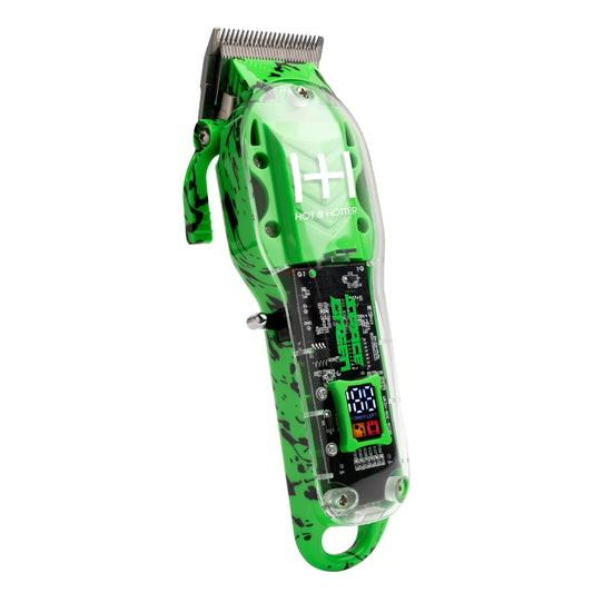 ANNIE Hot & Hotter Professional Rechargeable Cordless Clippers - Space Green