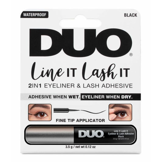 DUO - Line It Lash It 2 in 1 Eyeliner & Lash Adhesive Waterproof (Black)