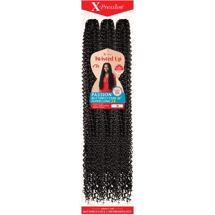 OUTRE X Pression 3X Passion Butterfly Curl Superlong Braid 26''