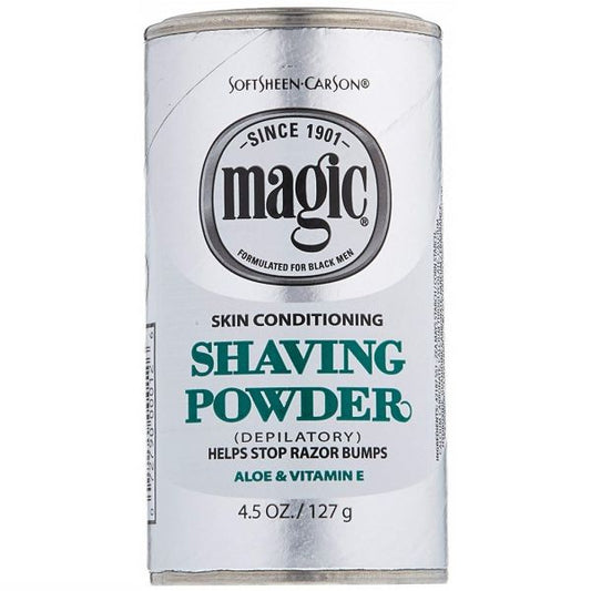 Softsheen Carson Magic Shaving Powder Platinum - Skin Conditioning (4.5oz)