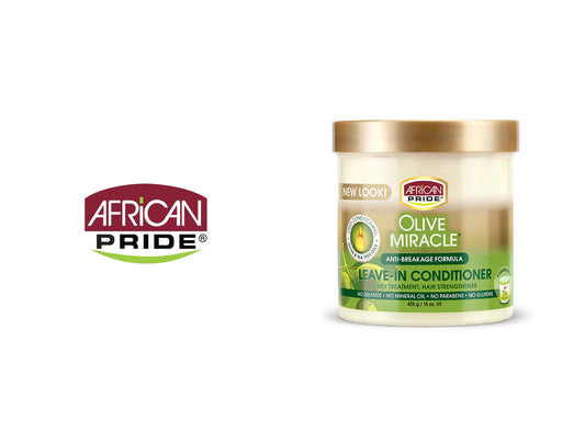 AFRICAN PRIDE Olive Miracle Leave-In Conditioner Creme (15oz)