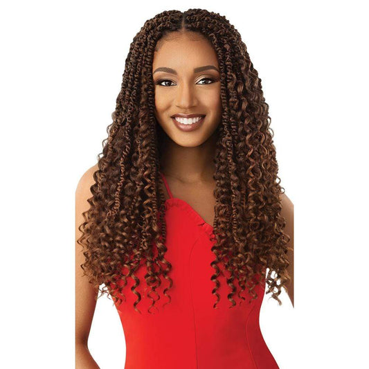 X-Pression Twisted Up Boho Wavy Bomb Twist 20" - color 2T1B/27