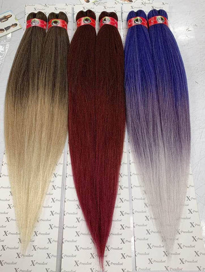 3X X-Pression Pre-stretched Braiding Hair Extensions 40”