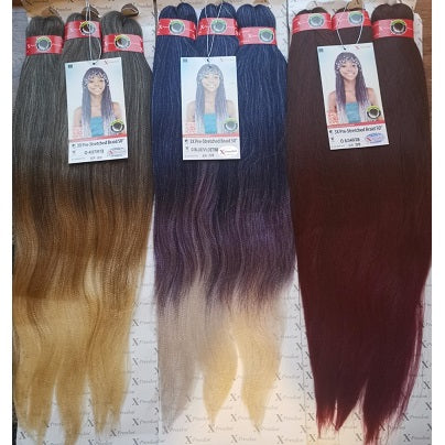 3X X-Pression Pre-stretched Braiding Hair Extensions 50"